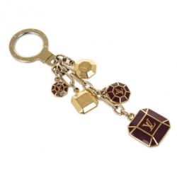 Pre Owned Louis Vuitton Cabochon Keyring