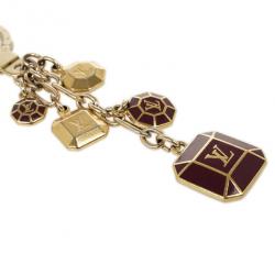 Pre Owned Louis Vuitton Cabochon Keyring