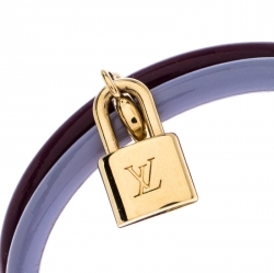 Pre Owned Louis Vuitton Amethyst & Lilac Keep It Twice Bracelet