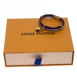 Pre Owned Louis Vuitton Amethyst & Lilac Keep It Twice Bracelet