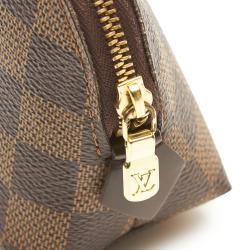 Pre Owned Louis Vuitton Damier Ebene Canvas Cosmetic Pouch