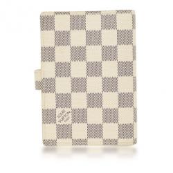 Pre Owned Louis Vuitton Damier Azur Agenda Cover