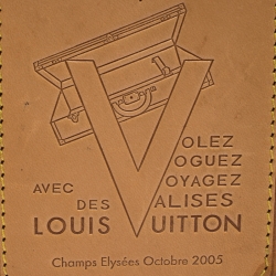 مملوكة مسبقًا محفظة بطاقات لوي فيتون X بيفرلي جلد بني فاتح