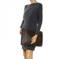 Pre Owned Louis Vuitton Monogram Canvas Poche Documents Portfolio Case