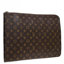 Pre Owned Louis Vuitton Monogram Canvas Poche Documents Portfolio Case