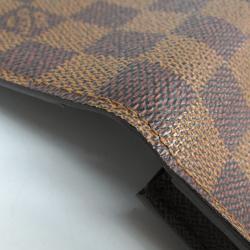 مملوكة مسبقًا حاملة بطاقات لوي فيتون كانفاس دامية ايبني 