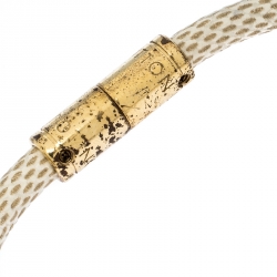 مملوكة مسبقًا سوار لوي فيتون كيب إيت ذهب اللون كانفاس داميه ازور