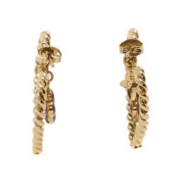 مملوكة مسبقًا Louis Vuitton Sweet Monogram in my Heart Earrings