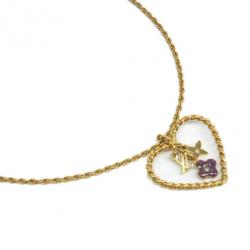 Pre Owned Louis Vuitton Sweet Monogram In My Heart Necklace