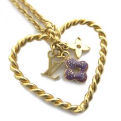 Pre Owned Louis Vuitton Sweet Monogram In My Heart Necklace