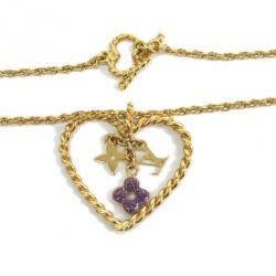 Pre Owned Louis Vuitton Sweet Monogram In My Heart Necklace