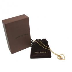 Pre Owned Louis Vuitton Sweet Monogram In My Heart Necklace