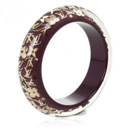 مملوكة مسبقًا Louis Vuitton Purple Inclusion Bracelet Large
