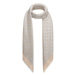 مملوكة مسبقًا وشاح لوي فيتون مونوغرامي لامع غريغ