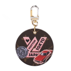 Louis Vuitton Pink Monogram Canvas Tokyo Japan Round Key Chain Louis  Vuitton