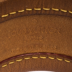 Pre Owned سوار لوي فيتون موراكامي كوالا جلد أسود مونوغرامي M