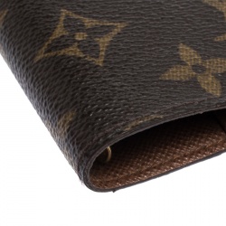 Pre Owned Louis Vuitton Monogram Canvas Small Ring Agenda Cover
