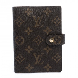 Pre Owned Louis Vuitton Monogram Canvas Small Ring Agenda Cover