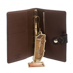 Pre Owned Louis Vuitton Monogram Canvas Small Ring Agenda Cover