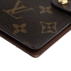 Pre Owned Louis Vuitton Monogram Canvas Small Ring Agenda Cover