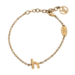 Louis Vuitton LV & ME Bracelet Letter K - Gold-Tone Metal Charm
