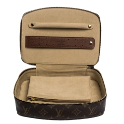 Auth Louis Vuitton Monogram Monte Carlo Jewelry Case box vintage 0E120110n  - Tokyo Vintage Store