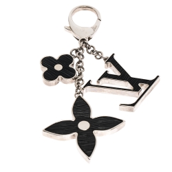 Pre Owned دلاية حقيبة لوي فيتون فلور ديبي فضية اللون سوداء