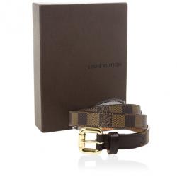مملوكة مسبقًا Louis Vuitton Damier Ebene Belt 92 CM