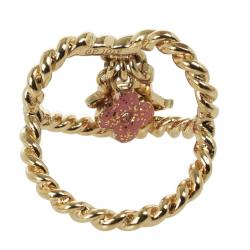 Pre Owned Louis Vuitton Sweet Monogram In My Heart Ring Size 50