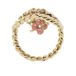 Pre Owned Louis Vuitton Sweet Monogram In My Heart Ring Size 50