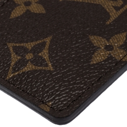 Louis Vuitton Brown Monogram Canvas Card Holder