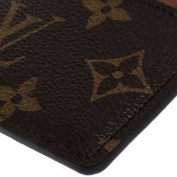 Louis Vuitton Brown Monogram Canvas Card Holder