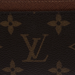 Louis Vuitton Brown Monogram Canvas Card Holder