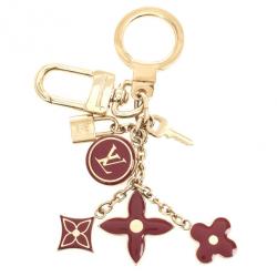 Pre Owned Louis Vuitton Red Pastilles Cles Key Chain Bag Charm