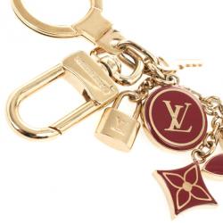 Pre Owned Louis Vuitton Red Pastilles Cles Key Chain Bag Charm