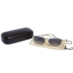 Pre Owned نظارة شمسية لوي فيتون كونسيبريشن بيلون افياتور دامييه آزور