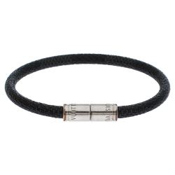 Louis Vuitton Keep It Bracelet Damier Graphite Grey in Coated