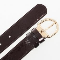 Pre Owned Louis Vuitton Amarante Monogram Vernis Belt