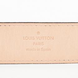 Pre Owned Louis Vuitton Amarante Monogram Vernis Belt