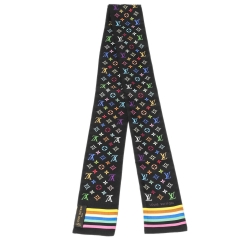Louis Vuitton Takashi Murakami Multicolor Cashmere Shawl Scarf
