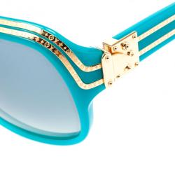 مملوكة مسبقًا Louis Vuitton Teal Millionaire Unisex Sunglasses