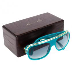 مملوكة مسبقًا Louis Vuitton Teal Millionaire Unisex Sunglasses