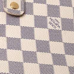Pre Owned Louis Vuitton Damier Azur Canvas Agenda Cover