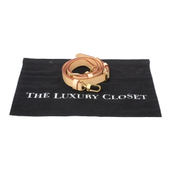 Pre Owned Louis Vuitton Beige Vachetta Leather Adjustable Shoulder Strap