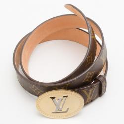 مملوكة مسبقًا Louis Vuitton Monogram Cut Ovale Belt