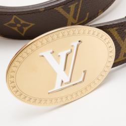 مملوكة مسبقًا Louis Vuitton Monogram Cut Ovale Belt