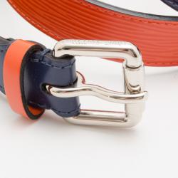 Pre Owned Louis Vuitton Trio Epi Leather Tricolor Belt