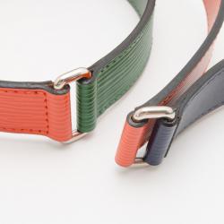 Pre Owned Louis Vuitton Trio Epi Leather Tricolor Belt