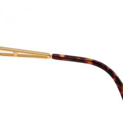 Pre Owned نظارة شمسية لوي فيتون دوروثي ذهبية