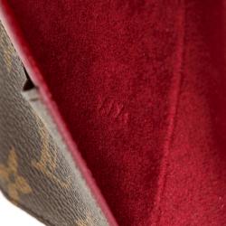 Pre Owned Louis Vuitton Brown Monogram Canvas Folio iPhone Cover